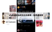 vtalk通讯加密技术的原理（加密通话技术）