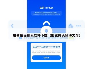 加密情侣聊天软件下载（加密聊天软件大全）