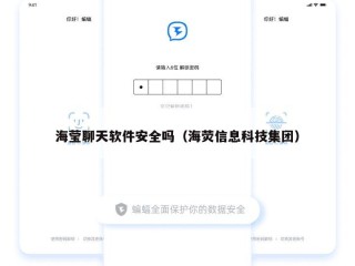 海莹聊天软件安全吗（海荧信息科技集团）