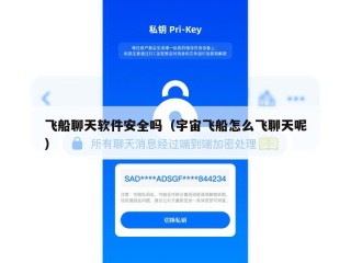 飞船聊天软件安全吗（宇宙飞船怎么飞聊天呢）