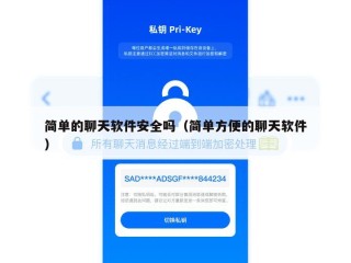 简单的聊天软件安全吗（简单方便的聊天软件）