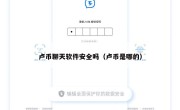 卢币聊天软件安全吗（卢币是哪的）