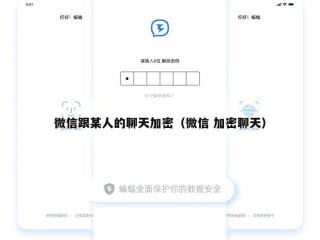 微信跟某人的聊天加密（微信 加密聊天）