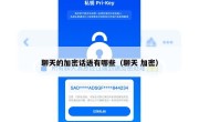 聊天的加密话语有哪些（聊天 加密）
