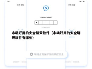 市场好用的安全聊天软件（市场好用的安全聊天软件有哪些）
