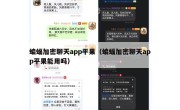 蝙蝠加密聊天app平果（蝙蝠加密聊天app平果能用吗）