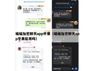 蝙蝠加密聊天app平果（蝙蝠加密聊天app平果能用吗）
