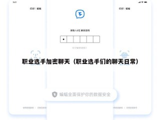 职业选手加密聊天（职业选手们的聊天日常）