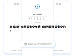 聊天软件哪些最安全免费（聊天软件最安全的）
