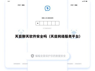 天目聊天软件安全吗（天目网络服务平台）