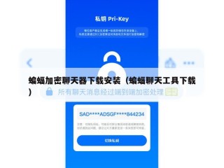 蝙蝠加密聊天器下载安装（蝙蝠聊天工具下载）