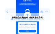 聊天宝怎么加密呢（聊天宝收费吗）