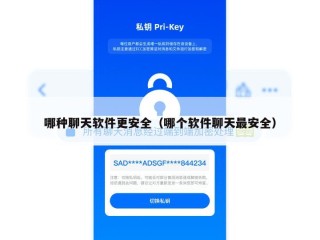 哪种聊天软件更安全（哪个软件聊天最安全）