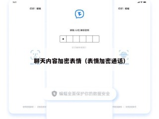 聊天内容加密表情（表情加密通话）
