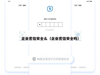 企业密信安全么（企业密信安全吗）