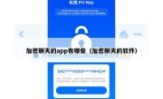 加密聊天的app有哪些（加密聊天的软件）