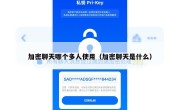 加密聊天哪个多人使用（加密聊天是什么）