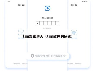 tim加密聊天（tim软件的秘密）
