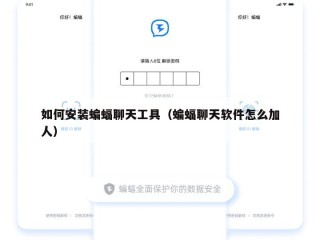 如何安装蝙蝠聊天工具（蝙蝠聊天软件怎么加人）