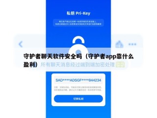 守护者聊天软件安全吗（守护者app靠什么盈利）