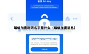 蝙蝠加密聊天名字是什么（蝙蝠加密消息）