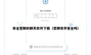 安全密聊的聊天软件下载（密聊软件安全吗）