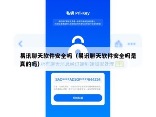 易讯聊天软件安全吗（易讯聊天软件安全吗是真的吗）