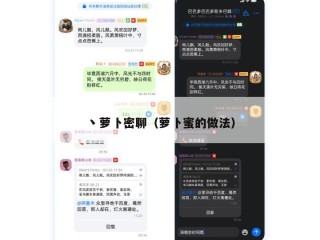 丶萝卜密聊（萝卜蜜的做法）
