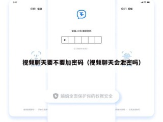 视频聊天要不要加密码（视频聊天会泄密吗）