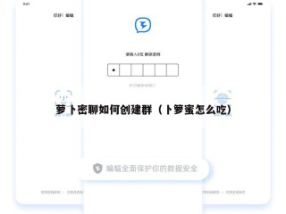 萝卜密聊如何创建群（卜箩蜜怎么吃）
