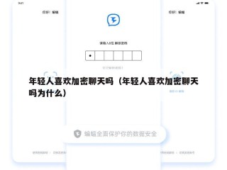 年轻人喜欢加密聊天吗（年轻人喜欢加密聊天吗为什么）