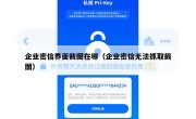 企业密信界面截图在哪（企业密信无法抓取截图）
