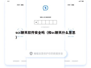 scc聊天软件安全吗（和sc聊天什么意思）