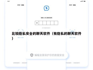 比较隐私安全的聊天软件（有隐私的聊天软件）