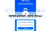 俄罗斯安全聊天软件（俄罗斯 聊天app）