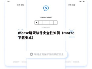morse聊天软件安全性如何（morse下载安卓）