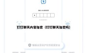 钉钉聊天内容加密（钉钉聊天加密吗）