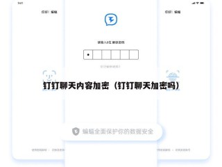 钉钉聊天内容加密（钉钉聊天加密吗）