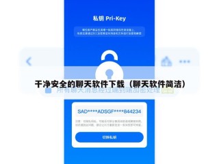 干净安全的聊天软件下载（聊天软件简洁）
