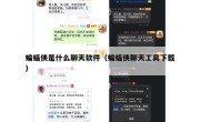 蝙蝠侠是什么聊天软件（蝙蝠侠聊天工具下载）