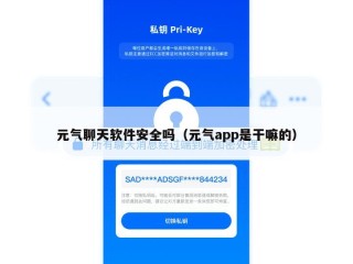 元气聊天软件安全吗（元气app是干嘛的）