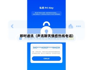 即时通讯（声讯聊天情感热线电话）