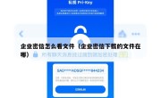 企业密信怎么看文件（企业密信下载的文件在哪）