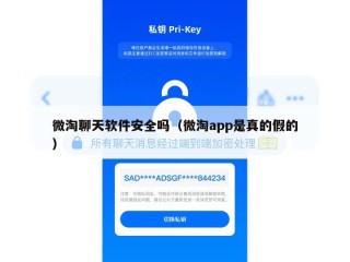 微淘聊天软件安全吗（微淘app是真的假的）