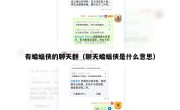 有蝙蝠侠的聊天群（聊天蝙蝠侠是什么意思）
