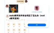 mata聊天软件安全码忘了怎么办（mata聊天官网）