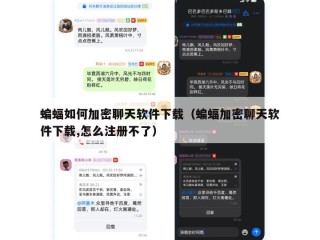 蝙蝠如何加密聊天软件下载（蝙蝠加密聊天软件下载,怎么注册不了）