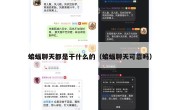 蝙蝠聊天都是干什么的（蝙蝠聊天可靠吗）