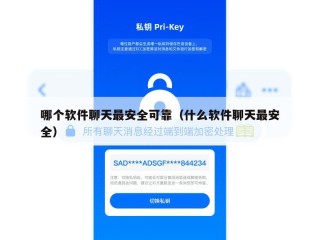哪个软件聊天最安全可靠（什么软件聊天最安全）