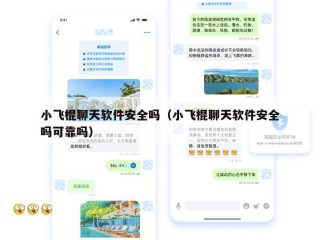 小飞棍聊天软件安全吗（小飞棍聊天软件安全吗可靠吗）